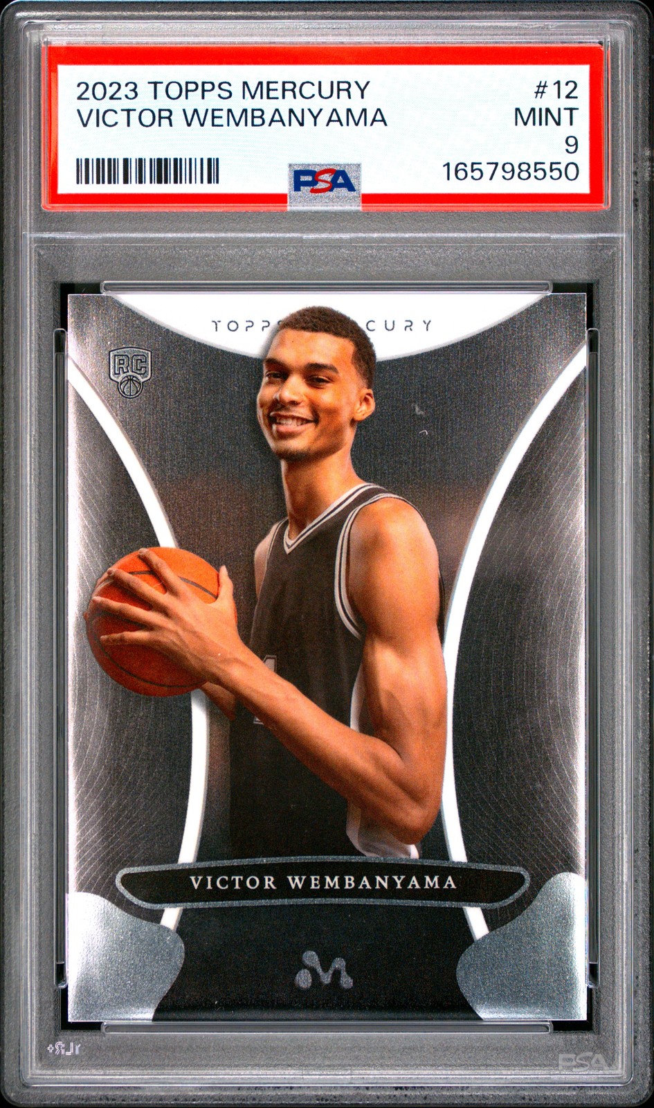 2023 Topps Mercury: Victor Wembanyama #12 Victor Wembanyama PSA 9